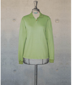 Female Polo Shirt - Apple Green