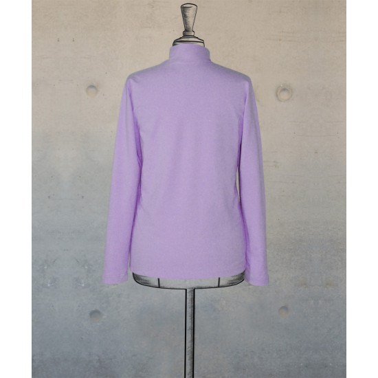 Female Turtleneck Top In Lilac