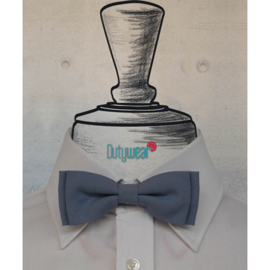 Skinny Bow Tie - Steel Grey