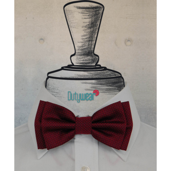 Bow Tie - Wine Jacquard