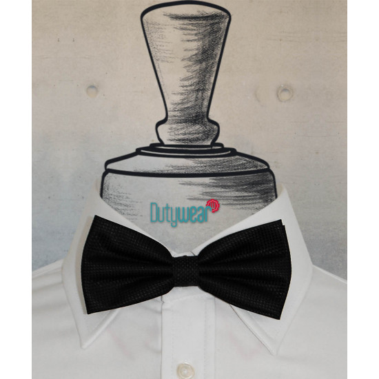 Bow Tie Formal - Black Jacquard