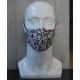 Washable Mask - Geometric Pattern with Red