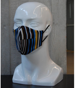 Washable Face Mask -  Striped Pattern