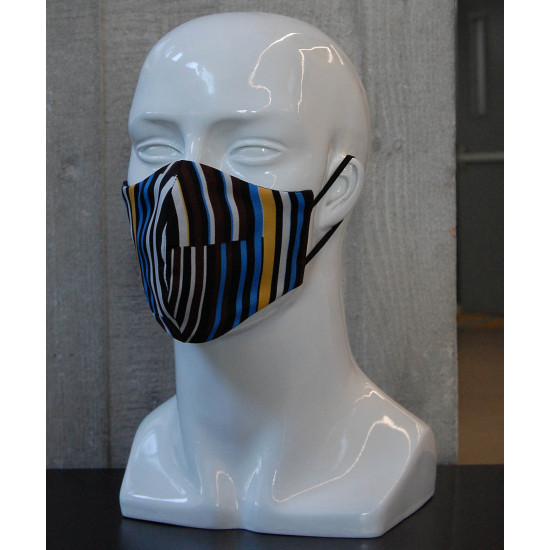 Washable Face Mask -  Striped Pattern