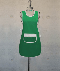 Double Sided Female Apron - Kelly Green