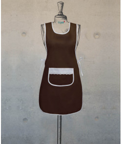 Double Sided Female Apron - Brown