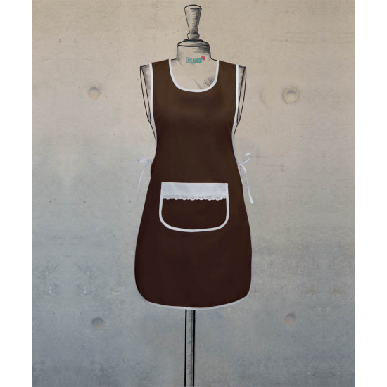 Double Sided Female Apron - Brown