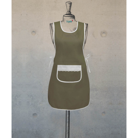 Double Sided Female Apron - Light Khaki