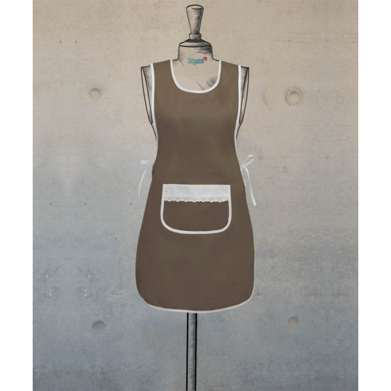 Double Sided Female Apron - Taupe
