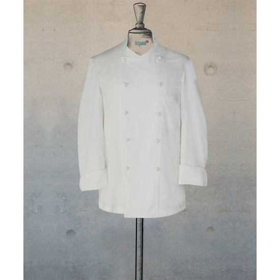 Chef Jacket - Double Breasted Cotton Buttons