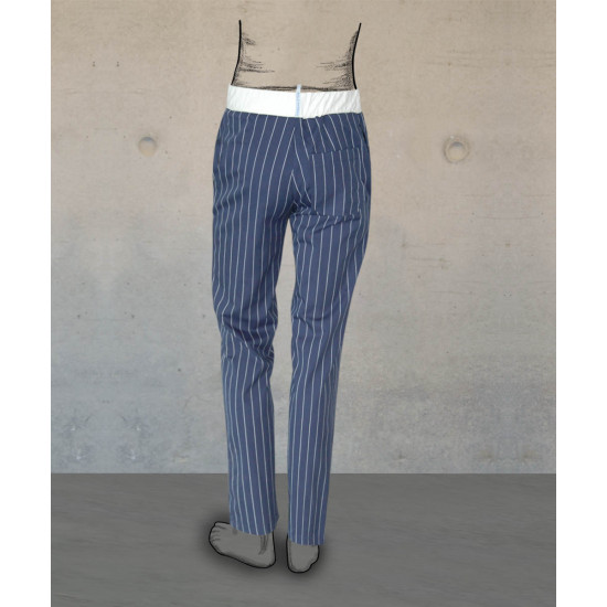 Chef Trousers - Smart Fit - Marine City Stripes
