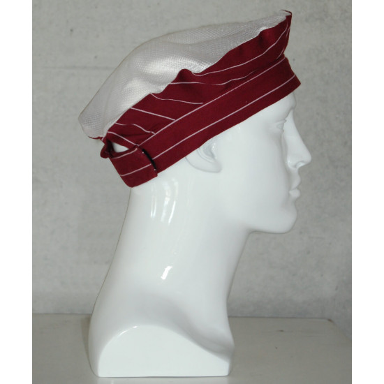 Kitchen beret - Wine City Stripes