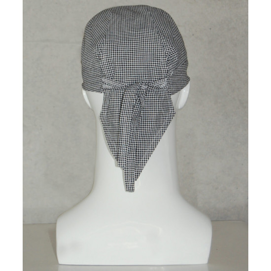 Chef Bandana - Black Houndstooth