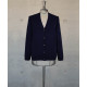 Female V Neck Cardigan - Navy Blue