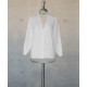 Female V Neck Cardigan - White