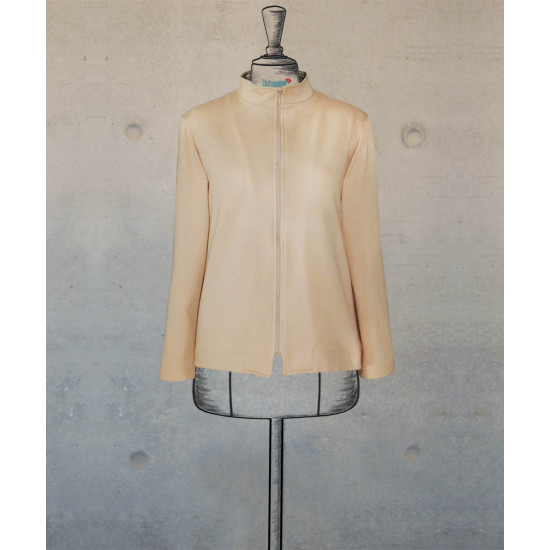 Female Fleece Jacket - Beige