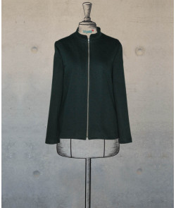 Female Fleece Jacket - Dark Green