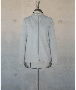 Female Fleece Jacket - Light Grey