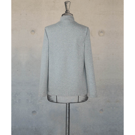 Female Fleece Jacket - Light Grey