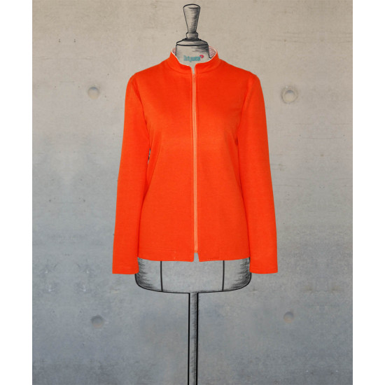 Female Fleece Jacket - Orange