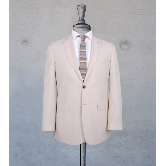 Male Blazer In Light Beige