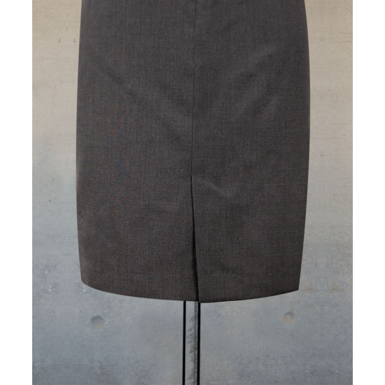 Straight Cut Skirt in Grey