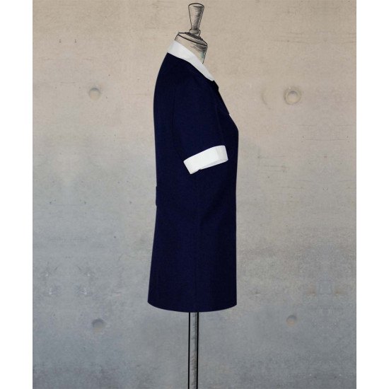Female Tunic - V Neck Collar - Navy