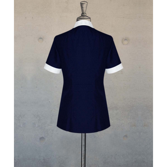 Female Tunic - V Neck Collar - Navy