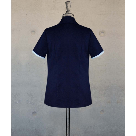 Female Tunic With V-Neck collar - Navy