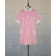 Female Tunic With Round Collar - Pink Checks