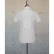 Female Tunic With Round Collar - White