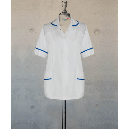 Female  Nurse Tunic With Royal Details