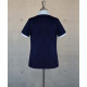 Female Tunic With Shawl Collar - Navy