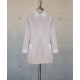Female Tunic With Round Collar - Baby Pink Stripes