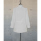 Female Tunic With Round Collar - White