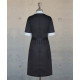 Dress - Zippered -  Charcoal Grey