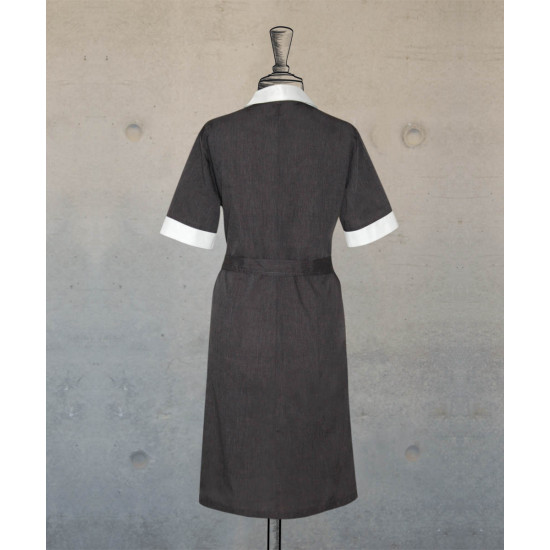 Dress - Zippered - Dark Grey