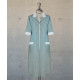 Dress - Zippered -  Light Green