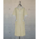 Dress - Zippered -  Muted Yellow