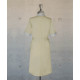 Dress - Zippered -  Muted Yellow