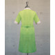 Dress - Zippered -  Lime