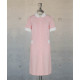 Dress With Round Collar  - Pink Pinstripes