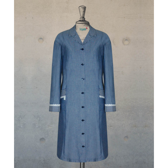 Dress - Denim - Long Sleeves