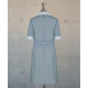 Dress - Zippered -  Light Grey