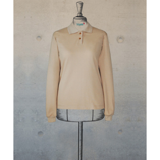 Female Polo Shirt - Beige