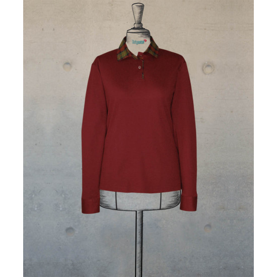 Female Polo Shirt - Wine