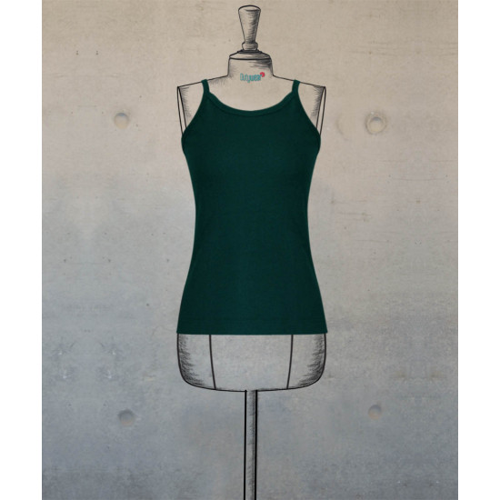 Basic Cami Top - Dark Green