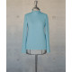 Female Turtleneck Top In Aqua