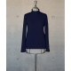 Female Turtleneck Top In Navy