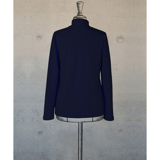 Female Turtleneck Top In Navy